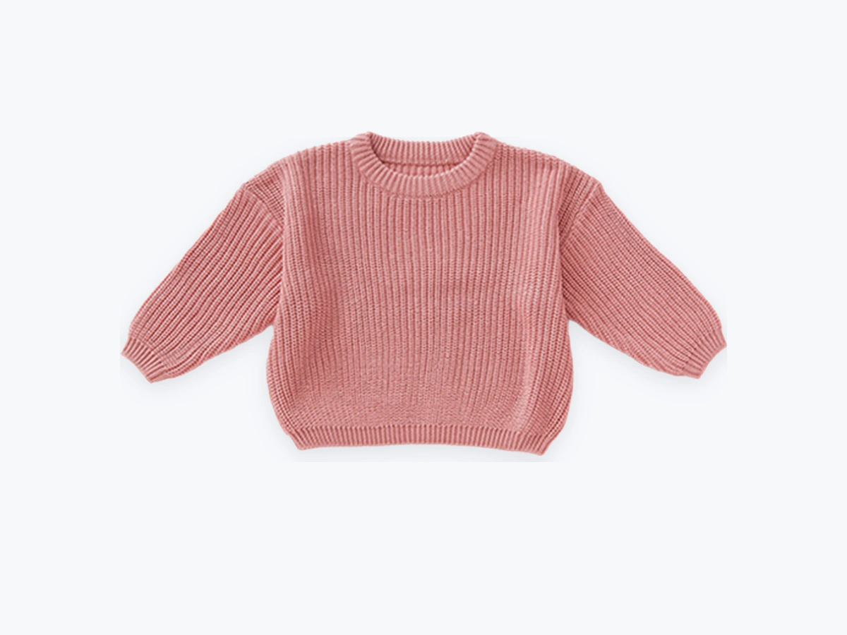 Rose Pink knitted sweater